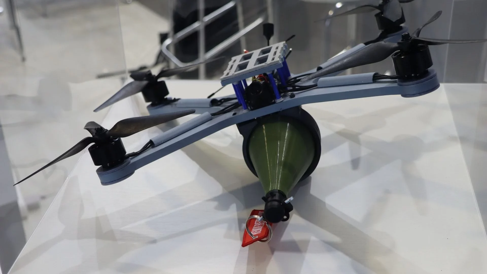 First battle proven FPV drone made in NATO. Image Donaustahl