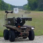UGV Aurochs 4x4 with FN DEFENDER. (Source: Opex360)