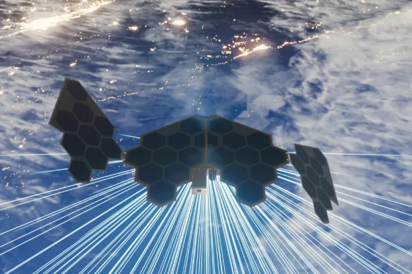 Meridian Space broadband satellite. Image: SpinLaunch